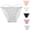 02# Light Gray, variant on Women's Side Tie Sheer Panties Lace Bikini Adjustable G-String Thongs for Women Low Waisted Underwear,Black M