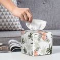 thumbnail image 6 of Picia Vintage Palm Trees Pattern Tissue Box Cover,PVC Leather Square Holder,Tissue Box Holder with Magnetic Bottom,Facial Paper Organizer Dispenser-5.2"X5.2"X5.2", 6 of 8