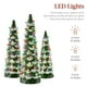thumbnail image 3 of Juego de 3 árboles de Navidad de cerámica Best Choice Products, 3 of 7