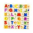 thumbnail image 1 of Milaget Wooden Puzzle Interactive Matching Game for Kindergarten 3 4 5 Year Old Gift Uppercase Letters, 1 of 9
