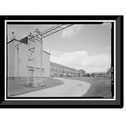 Historic Framed Print, United States Nitrate Plant No. 2, Reservation Road, Muscle Shoals, Muscle Shoals, Colbert County, AL - 8, 17-7/8" x 21-7/8"