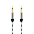 thumbnail image 2 of Opvise 1m Braided 3.5mm AUX Male to Male Stereo Audio Adapter Cable for PC DVD Speaker, 2 of 8