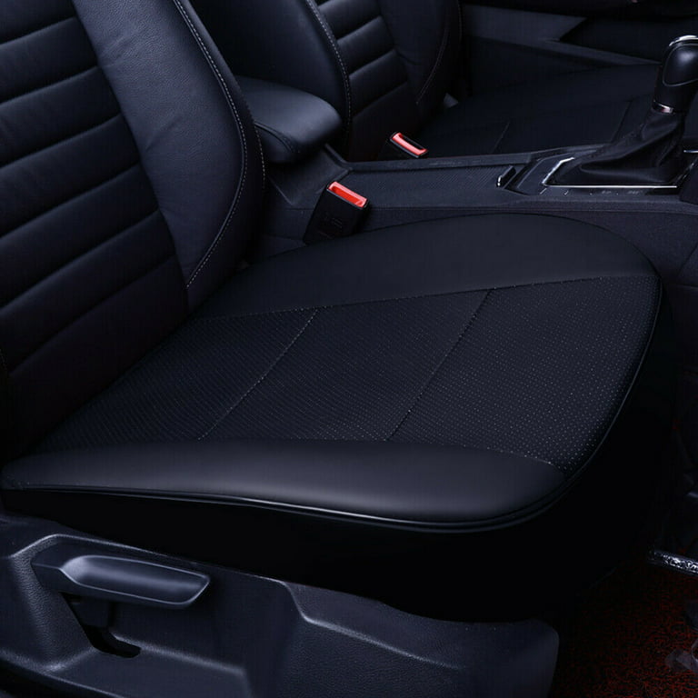 OTOEZ Deluxe Leather Car Front Seat Cover Front Bottom Seat Cushion  Protector