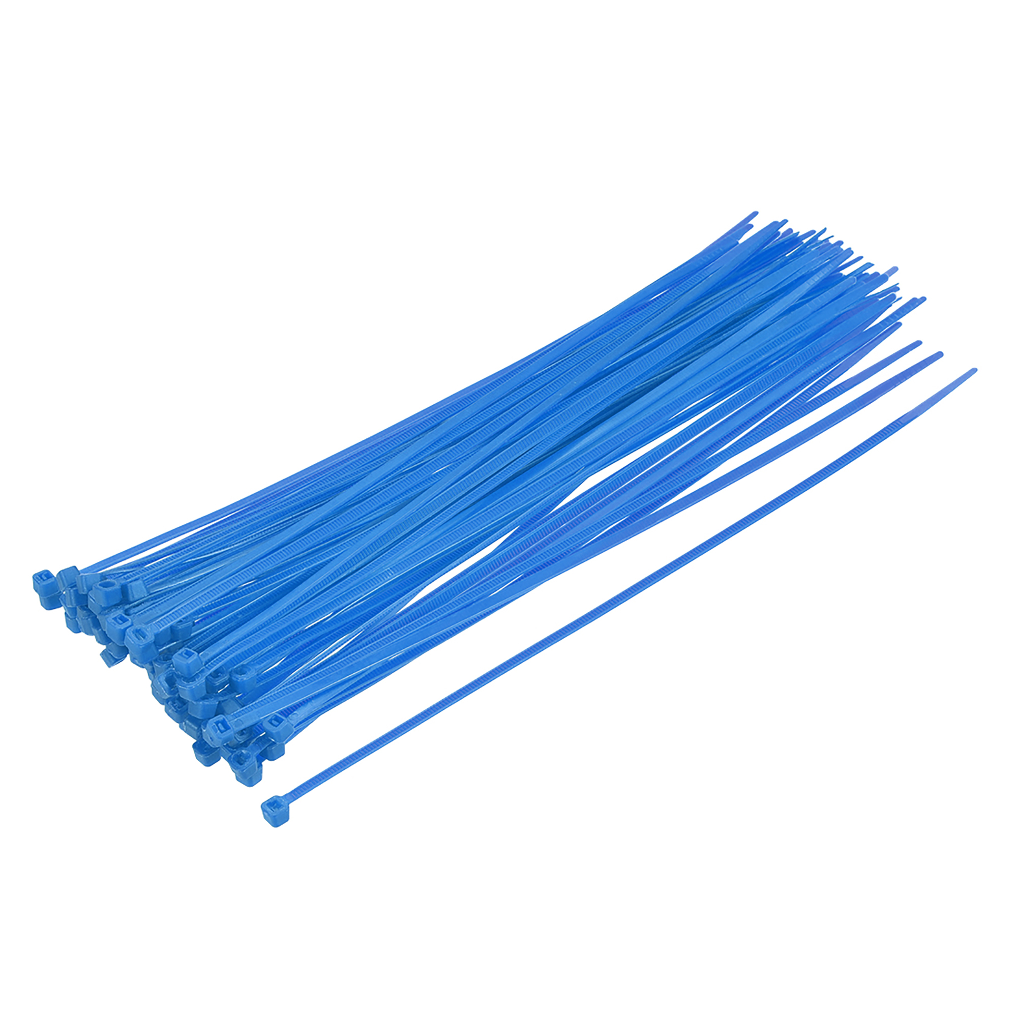 Cable Zip Ties 250mm x 3.6mm SelfLocking Nylon Tie Wraps Blue 100pcs