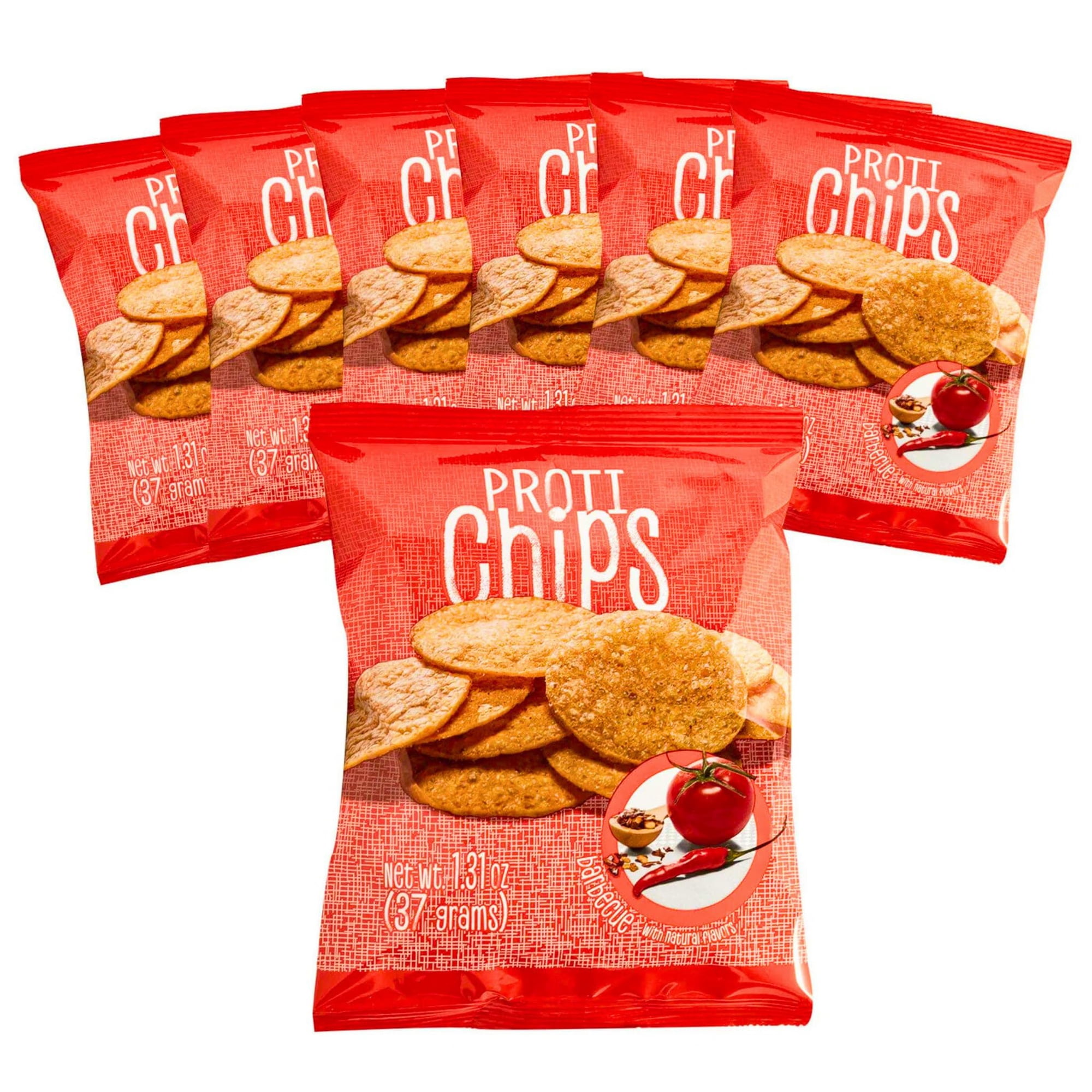 ProteinWise Protein Chips, Low Carb, High Fiber, High Protein, 7 Pack (Barbecue)
