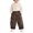 125Khaki319, variant on XAOFW Girls Leopard Print Pants Elastic Waist Fuzzy Wide Leg Trousers Toddler Kids Fall Winter Everyday Wear Cozy Bottoms