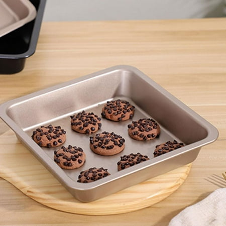 

Square Cake Pan Non-Stick Loaf Pan Deep Dish Bakeware for Oven Baking