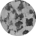 thumbnail image 1 of Ahgly Company Indoor Round Abstract Gray Modern Area Rugs, 6' Round, 1 of 4
