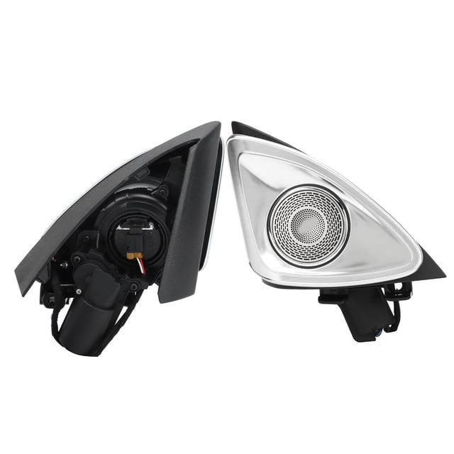 Car Audio Tweeters, Perfect Fit 64 Color 4D Rotating Tweeter with LED Ambient Lighting for Car