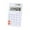 White, variant on Nkmbld Desk Calculator with Extra Large LCD Display, Portable Mini Calculator 8-Digit Home Office Basic Calculator with Solar Charging, White