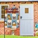 thumbnail image 2 of Gato Gruñón -bandera de jardín temática. Regalo perfecto para fans, amigos y familiares, ideal para actividades al aire libre y decoración de fiestas.28CM*45CM, 2 of 5