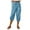 Sky Blue, variant on Women Elastic High Waisted Loose Tapered Harem Pants with Pockets Casual Cropped Trouser Tan Dress Pants for Women Womens Pants Womens Pants Straight Leg Womens Cargo Pants Womens Crop Pants