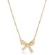 thumbnail image 1 of Collar de lazo de oro de 18 quilates Yuxing gargantilla con colgante de lazo para mujeres y niñas, 1 of 5