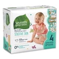 thumbnail image 2 of Seventh Generation 44063 Size 4 Seventh Generation Free & Clear Baby Diapers, 4 Pack Per Case, 2 of 7