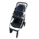 thumbnail image 3 of Soporte asiento para bebé comforter ultrasuave BABY INC  Azul; respaldo; para portabebé, 3 of 4