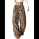 thumbnail image 3 of Pantalones de Pijama para Mujer, de Leopardo, Peludos, Estilo Y2K, de Cintura Alta, Bonitos. Sin Cordones S, 3 of 10