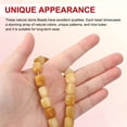 thumbnail image 3 of Uxcell Natural Stone Gemstone Beads, Cuboid Loose Semi Spacer Beads Crystal Agate Bead for Bracelet Necklace Jewelry Making Earth Yellow, 3 of 6