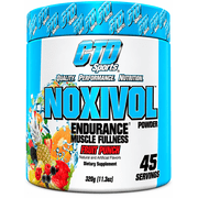 CTD Sports Noxivol Powder Fruit Punch Flavor - Nitric Oxide Booster - Enhanced Performance and Muscle Growth - 45 Servings