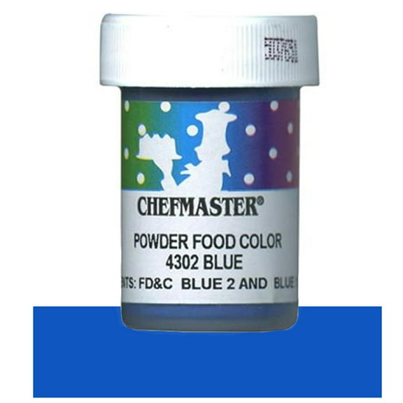 Chefmaster Blue Powder Food Color, 3 gr.