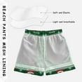thumbnail image 3 of FORMRS Boys Swim Trunks Quick Dry Mesh Liner Boardshorts Sizes XS-XL, Green Christmas Trees, 3 of 7