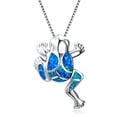 thumbnail image 2 of SmartBy Women Necklace Frog Faux Gem Jewelry Lightweight All Match Long Lasting Pendant Necklace for Party, 2 of 8