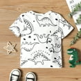 thumbnail image 3 of PatPat Toddler Boy Animal Dinosaur Short-sleeve Tee,Sizes 18M-6Y, 3 of 7