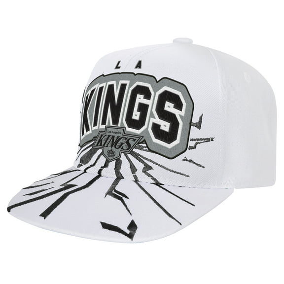 Youth Mitchell & Ness White Los Angeles Kings After Shock Snapback Hat