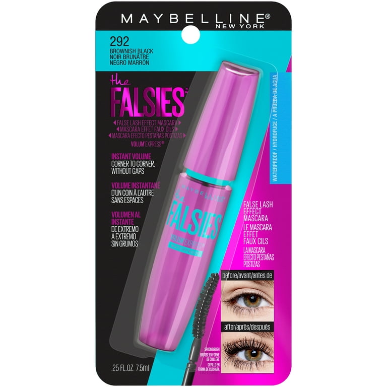 Maybelline Volum' Express The Falsies Waterproof Mascara, 292 Brownish black - 0.25 fl oz tube