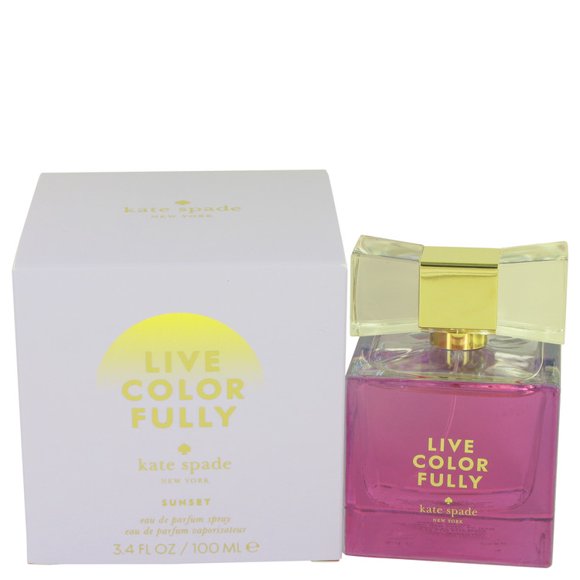 Live Colorfully Sunset By Kate Spade Eau De Parfum Spray 3.4 oz