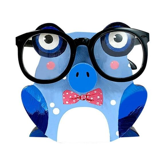 UYUH Cute Animal Glasses Holder Stand Cute Creative Animal Glasses Holder 1Pc Wooden Animal Shaped Glasses Frame Home Office Desktop Decor for Home Office Desk Decor Accessories