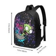 thumbnail image 3 of Green Gir Invader Zim Laptop Backpack Daypack School Student Bookbag Satchel Rucksack Shoulders Travel Bag With USB Headphone Charging Port, 3 of 8