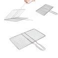 thumbnail image 4 of Luckyn Barbecue Grilling Basket Grill BBQ Net Steak Meat Fish Veg Mesh Holder Tools, 4 of 9