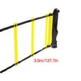 thumbnail image 2 of tredstone Agility Training Ladder Soccer Speed Jumping Sport Equipment Football Footwork Practise 3.5m Yellow, 2 of 6