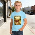 thumbnail image 4 of WOYY Walk for Peace T-Shirt for Boys Casual Graphic Tee Short Sleeve T Shirt, Sizes 3-13, 4 of 4