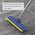 thumbnail image 4 of karymi Floor Scrub Brush with Handle, 2 in 1 Scrape and Brush,Tub and Tile Brush for Cleaning Bathroom, Patio, Kitchen, Wall Cleaning Tools Kitchen Gadgets, 4 of 7