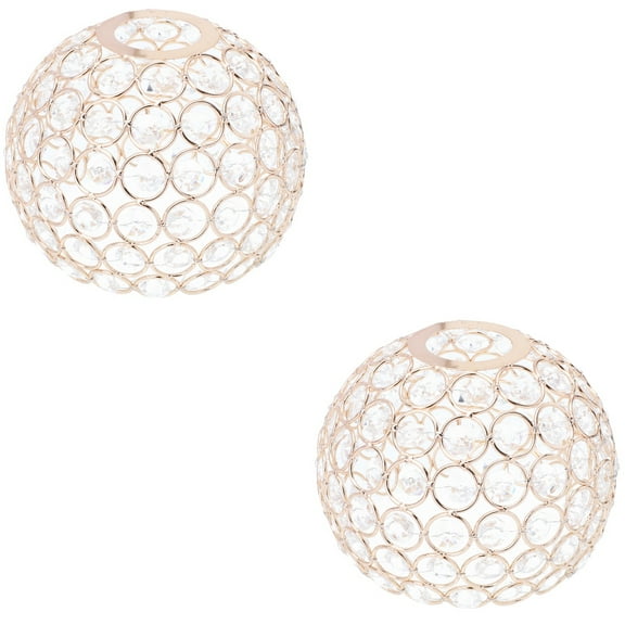 2 PCS Light Cover Ceiling Lamp Candle LED Fluorescent Golden
