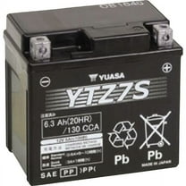 Yuasa YUAM727ZS; Battery AGM Ytz7S Factory Activated (Non-Spillable)(UPS Ground Shipping Only)