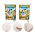 thumbnail image 3 of SPXUBZ Hummingbird and Hibiscus Floral Garden Flag, Polyester Outdoor Lawn Yard Decorative Flag, 12x18 Inch Single-Sided Print, 3 of 5