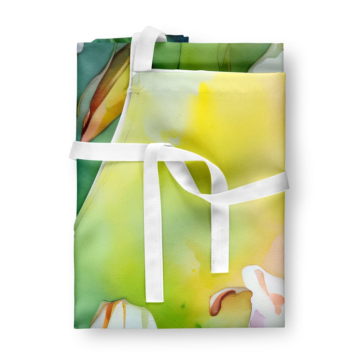 Utah Sego Lilies in Watercolor Apron 27 in x 30 in