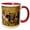 Red/White, variant on 3drose, Cape Mountain Zebra, Bushmans Kloof, South Africa-af42 Rbe0022 - Ralph H. Bendjebar, 11oz Two-tone Red Mug