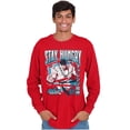 thumbnail image 5 of Street Fighter Ryu Stay Hungry Men's Long Sleeve Tee T Shirt Brisco Brands S, 5 of 6