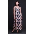 thumbnail image 4 of Bimba Robe Longue Chic à Imprimé Floral pour Femme, Style Bohème, Maxi d'Été, Tenue de Plage - XX-Grand, 4 of 5