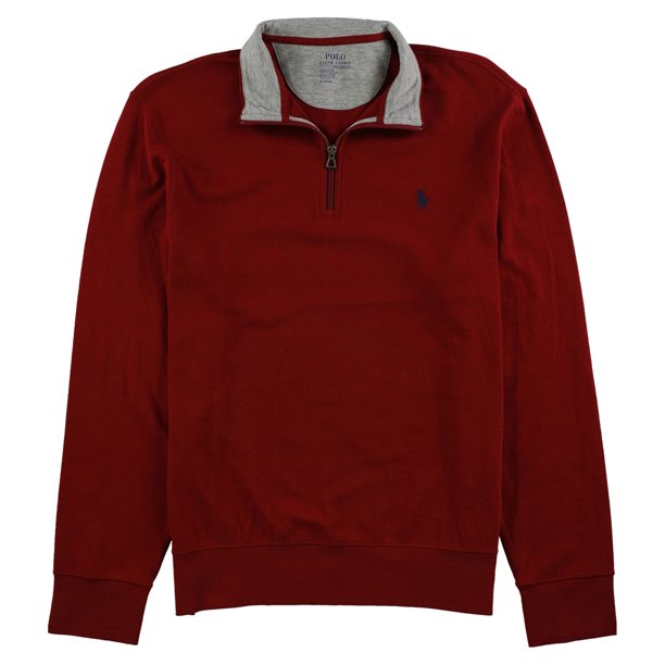 Sudadera con media cremallera Ralph Lauren para Hombre Rojo Mediano