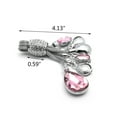 thumbnail image 6 of Xotic Tech Car Key Chain, Rhinestone Water-drop Style Jewelry Crystal Diamond Keychain Ring for Women Girls, Fashionable Key Decoration Accessories, Pink, 6 of 7