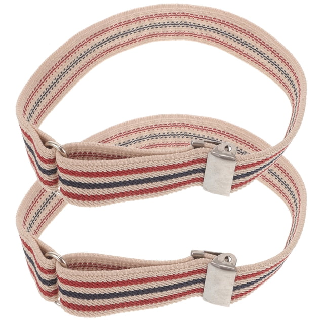 unbranded 2Ud Sujetadores Elastizados Para Manga De Camisa Multiusos Con