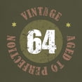 thumbnail image 3 of CafePress - 64Th Vintage Birthday Dark T Shirt - Men's Classic Graphic Cotton T-Shirt, 3 of 4