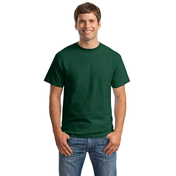 HN 5180 6.1 OZ COTN BEEFY TEE (DEEP FOREST S)