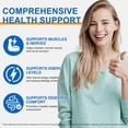 thumbnail image 2 of 3 Pack Magnesium Sleep Support, Dietary Supplement, Vegetarian Capsules, 90 Capsules, 2 of 10
