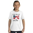 thumbnail image 5 of We Have Pride USA Flag Ribbon Bow Girls Kids T Shirt Tees Teen Brisco Brands X, 5 of 6