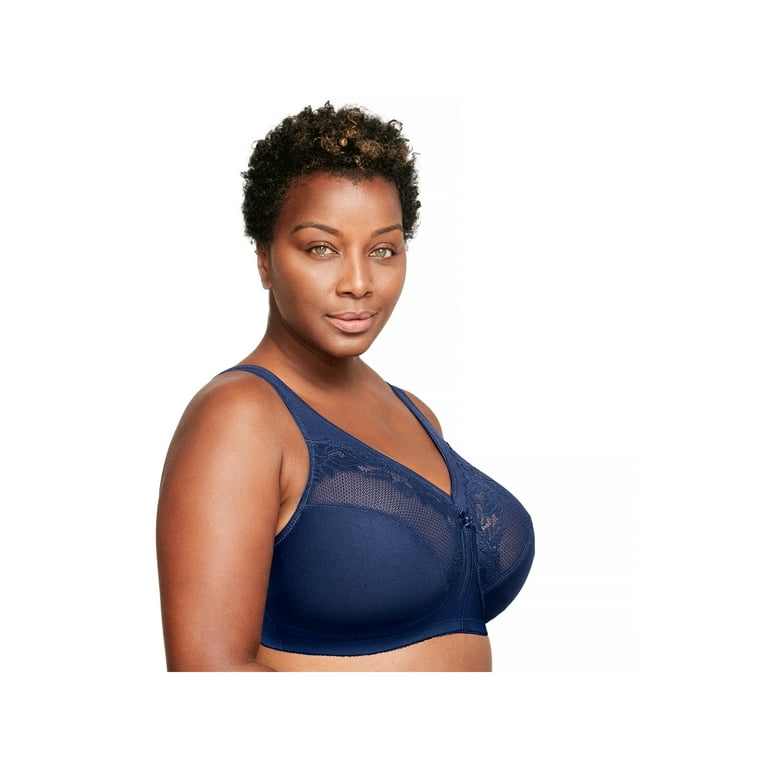 Firm Supportive Plus Size Bra for Large Busts, WiesMANN, Size: 30i-30J, Color: Gold and Black